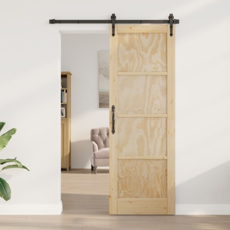 Puerta Interior "ORKDAL" 73.5x211x4 cm de Madera Sólida de Pino | Foro24.es | Tu tienda online para hogar, jardín y más Foro24.es