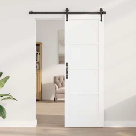 Puerta Interior "ORKDAL" Blanca 73.5x211x4 cm de Madera Maciza de Pino | Foro24.es | Tu tienda online para hogar, jardín y más Foro24.es