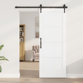 Puerta Interior 'ORKDAL'Blanca 78x202x4 cm de