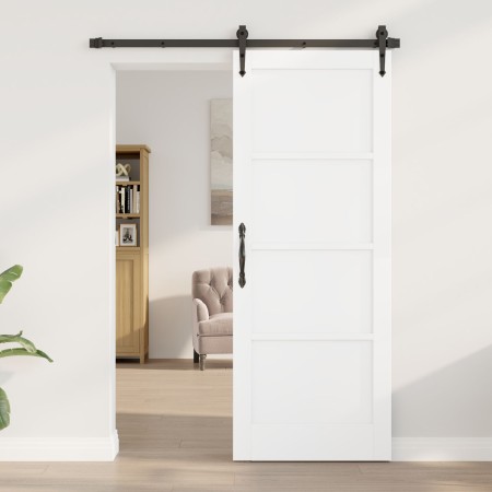 Puerta Interior 'ORKDAL'Blanca 78x202x4 cm de Madera Sólida de Pino by , Doors for the home - Ref: Foro24-4102660, Price: 157...