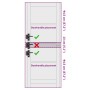 Puerta Interior 'ORKDAL'Blanca 78x202x4 cm de Madera Sólida de Pino by , Doors for the home - Ref: Foro24-4102660, Price: 157...