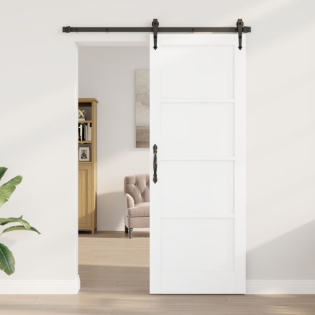 Puerta Interior "ORKDAL" Blanca 78x211x4 cm de Madera Maciza de Pino | Foro24.es | Tu tienda online para hogar, jardín y más Foro24.es