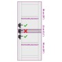 Puerta Interior "ORKDAL" Blanca 78x211x4 cm de Madera Maciza de Pino | Foro24.es | Tu tienda online para hogar, jardín y más Foro24.es