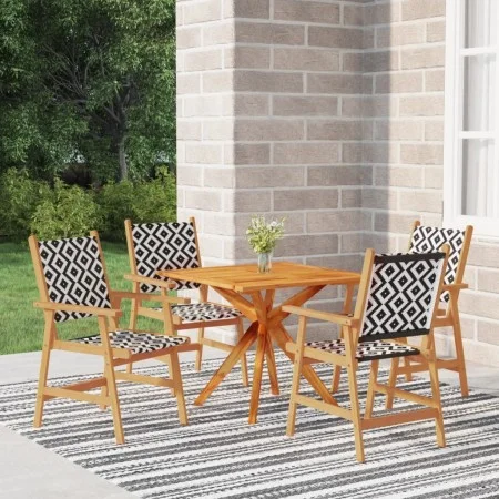 Juego de comedor de jardín 5 piezas madera maciza de acacia de vidaXL, Conjuntos de jardín - Ref: Foro24-3087138, Precio: 362...