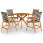 Garten-Essgruppe 5-teilig aus massivem Akazienholz von vidaXL, Gartensets - Ref: Foro24-3087138, Preis: 367,53 €, Rabatt: %