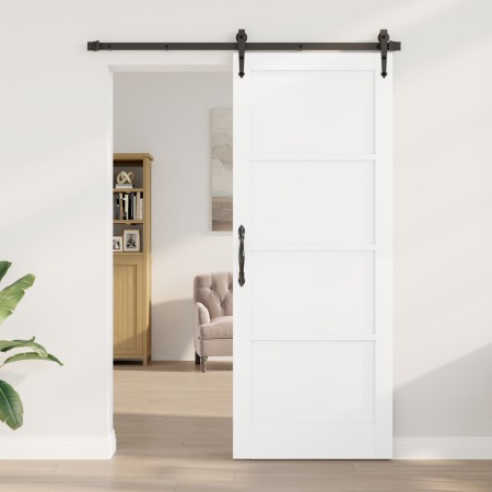 Puerta Interior "ORKDAL" Blanca 83x211x4 cm de Madera Maciza de Pino | Foro24.es | Tu tienda online para hogar, jardín y más Foro24.es