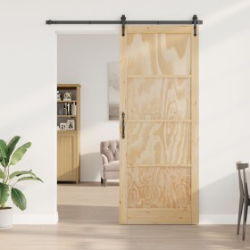 puerta interior "ORKDAL" 83x232x4 cm de madera