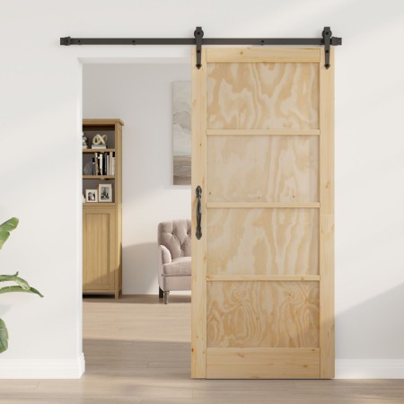 Puerta Interior "ORKDAL" 86x198.5x4 cm Madera Sólida de Pino | Foro24.es | Tu tienda online para hogar, jardín y más Foro24.es