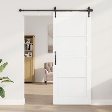Puerta Interior 'ORKDAL'Blanca 86x211x4 cm de Madera Maciza de Pino | Foro24.es | Tu tienda online para hogar, jardín y más Foro24.es