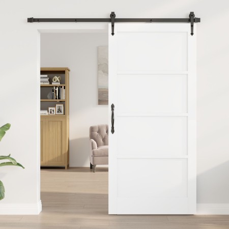 Puerta Interior “ORKDAL” Blanca 93x202x4 cm de Madera Sólida de Pino by , Doors for the home - Ref: Foro24-4102676, Price: 17...