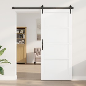 Puerta Interior "ORKDAL" Blanca 93x211x4 cm de