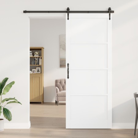 Puerta Interior 'ORKDAL'Blanca 93x232x4 cm de Madera Sólida de Pino von , Türen für zu Hause - Ref: Foro24-4102680, Preis: 18...