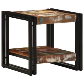 Mesa de Café Multicolor 40x50x38 cm Madera Maciza