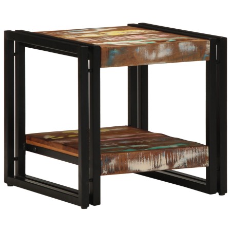 Mesa de Café Multicolor 40x50x38 cm Madera Maciza Recuperada | Foro24.es | Tu tienda online para hogar, jardín y más Foro24.es