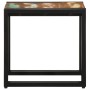 Mesa de café multicolor 40x50x38 cm de madera maciza recuperada | Foro24.es | Tu tienda online para hogar, jardín y más Foro24.es