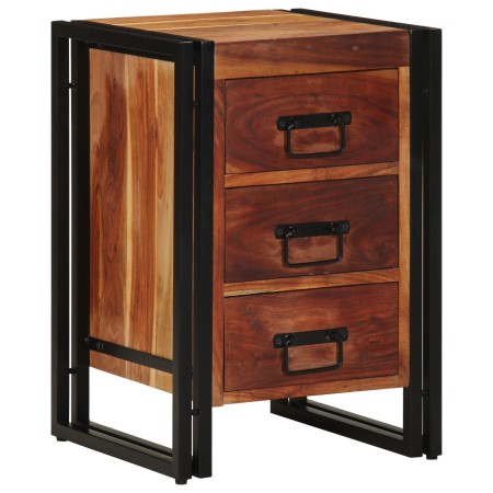 Mesita de Noche 40x40x59 cm Madera Sólida de Acacia de , Mesas auxiliares - Ref: Foro24-4102731, Precio: 183,05 €