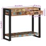 Mesa Consola Multicolor de Madera Recuperada Sólida y Metal by , Side tables - Ref: Foro24-4102738, Price: 196,12 €, Discount: %