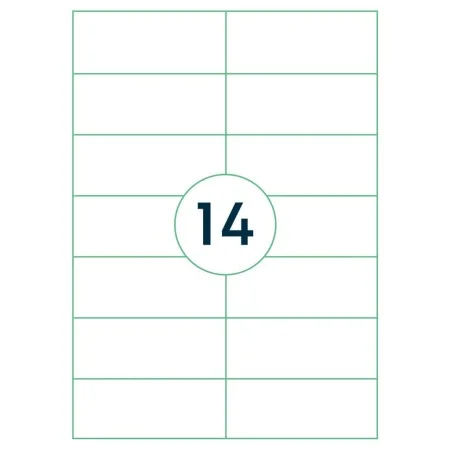 rillprint Selbstklebeetiketten 105x42,4 mm 500 Blatt weiß von rillprint, Adressetiketten - Ref: Foro24-441027, Preis: 51,96 €...