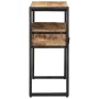 Mesas Auxiliares  Negras 90x33x75 cm de Madera Maciza de Mango y Metal | Foro24.es | Tu tienda online para hogar, jardín y más Foro24.es