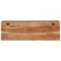 Perchero de pared con estante de madera de acacia maciza y metal von , Hut- und Garderobenständer - Ref: Foro24-4102746, Prei...