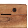 Perchero de pared con estante de madera de acacia maciza y metal von , Hut- und Garderobenständer - Ref: Foro24-4102746, Prei...