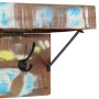 Perchero  con estante montado en la pared de madera recuperada maciza y metal | Foro24.es | Tu tienda online para hogar, jardín y más Foro24.es