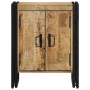Armario para zapatos Negro 30x30x40 cm de Madera Maciza de Mango y Acero by , Shoe racks and shoe organizers - Ref: Foro24-41...