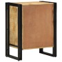 Armario para zapatos Negro 30x30x40 cm de Madera Maciza de Mango y Acero by , Shoe racks and shoe organizers - Ref: Foro24-41...