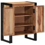 Cabinet de Zapatos  Negro 30x30x40 cm Madera maciza de Acacia y Acero | Foro24.es | Tu tienda online para hogar, jardín y más Foro24.es