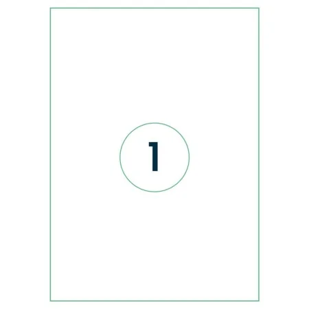 rillprint Selbstklebeetiketten 210x297 mm 500 Blatt weiß von rillprint, Adressetiketten - Ref: Foro24-441033, Preis: 33,98 €,...