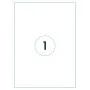 rillprint Selbstklebeetiketten 210x297 mm 500 Blatt weiß von rillprint, Adressetiketten - Ref: Foro24-441033, Preis: 33,98 €,...