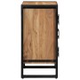 Cabinet de Zapatos  Negro 30x30x40 cm Madera maciza de Acacia y Acero | Foro24.es | Tu tienda online para hogar, jardín y más Foro24.es