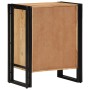 Cabinet de Zapatos  Negro 30x30x40 cm Madera maciza de Acacia y Acero | Foro24.es | Tu tienda online para hogar, jardín y más Foro24.es