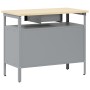 Banco de Trabajo con Puerta Bloqueable Negro 100x55x85 cm Acero von , Arbeitstische - Ref: Foro24-4103458, Preis: 189,82 €, R...