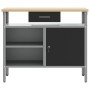 Banco de Trabajo con Puerta Bloqueable Negro 100x55x85 cm Acero von , Arbeitstische - Ref: Foro24-4103458, Preis: 189,82 €, R...