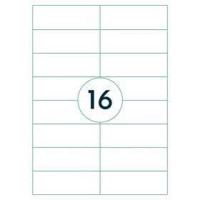 rillprint Selbstklebeetiketten 105x37 mm 500 Blatt weiß von rillprint, Adressetiketten - Ref: Foro24-441026, Preis: 36,45 €, ...
