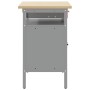 Banco de trabajo con puerta con cerradura Rojo 100x55x85 cm Acero de , Mesas de trabajo - Ref: Foro24-4103459, Precio: 190,60...