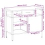 Banco de trabajo con puerta con cerradura Rojo 100x55x85 cm Acero de , Mesas de trabajo - Ref: Foro24-4103459, Precio: 190,60...