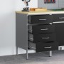 Gabinete de trabajo Negro 50x55x85 cm Acero by , Work tables - Ref: Foro24-4103460, Price: 150,46 €, Discount: %