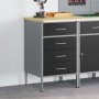 Gabinete de trabajo Negro 50x55x85 cm Acero by , Work tables - Ref: Foro24-4103460, Price: 150,46 €, Discount: %