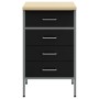 Gabinete de trabajo Negro 50x55x85 cm Acero by , Work tables - Ref: Foro24-4103460, Price: 150,46 €, Discount: %