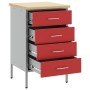 Gabinete de Trabajo Rojo 50x55x85 cm Acero von , Arbeitstische - Ref: Foro24-4103461, Preis: 145,58 €, Rabatt: %