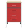 Gabinete de Trabajo Rojo 50x55x85 cm Acero von , Arbeitstische - Ref: Foro24-4103461, Preis: 145,58 €, Rabatt: %