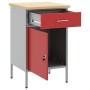 Gabinete de Trabajo Rojo 50x55x84 cm Acero von , Arbeitstische - Ref: Foro24-4103463, Preis: 130,85 €, Rabatt: %