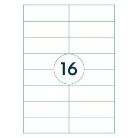 rillprint Selbstklebeetiketten 105x37 mm 1000 Blatt weiß von rillprint, Adressetiketten - Ref: Foro24-441034, Preis: 120,58 €...