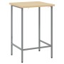 Mesa de Trabajo Gris 55x55x85 cm Acero y Madera von , Arbeitstische - Ref: Foro24-4103466, Preis: 63,49 €, Rabatt: %