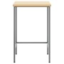 Mesa de Trabajo Gris 55x55x85 cm Acero y Madera von , Arbeitstische - Ref: Foro24-4103466, Preis: 63,49 €, Rabatt: %