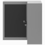 Gabinete de Herramientas de Esquina VidaXL Montado en la Pared y Cerrable de Acero Negro von , Werkzeugschränke - Ref: Foro24...