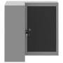 Gabinete de Herramientas de Esquina VidaXL Montado en la Pared y Cerrable de Acero Negro von , Werkzeugschränke - Ref: Foro24...