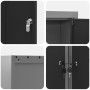 Gabinete de Herramientas de Esquina VidaXL Montado en la Pared y Cerrable de Acero Negro von , Werkzeugschränke - Ref: Foro24...